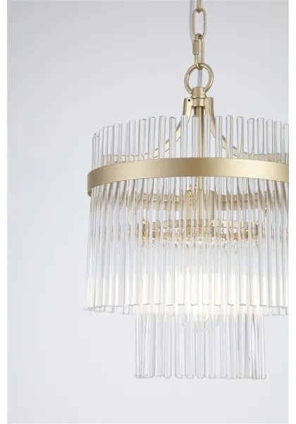 Searchlight 11200-1GO - Závesný luster na reťazi LARA 1xE27/60W/230V