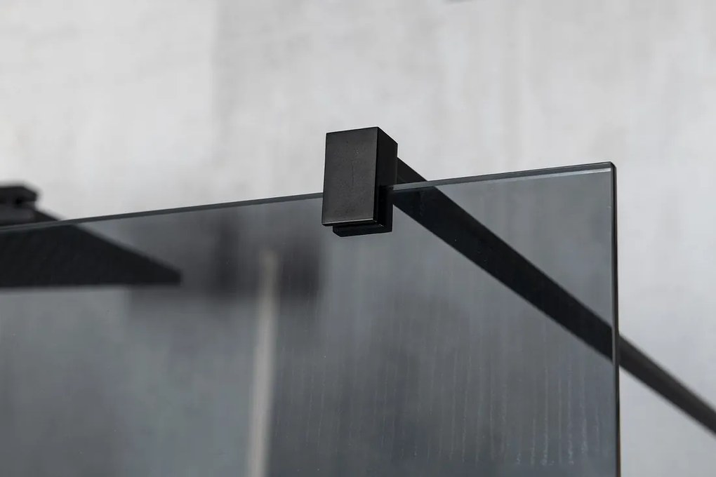 Gelco Gelco, VARIO BLACK jednodielna sprchová zástena na inštaláciu k stene, sklo nordic, 800 mm, GX1580-06