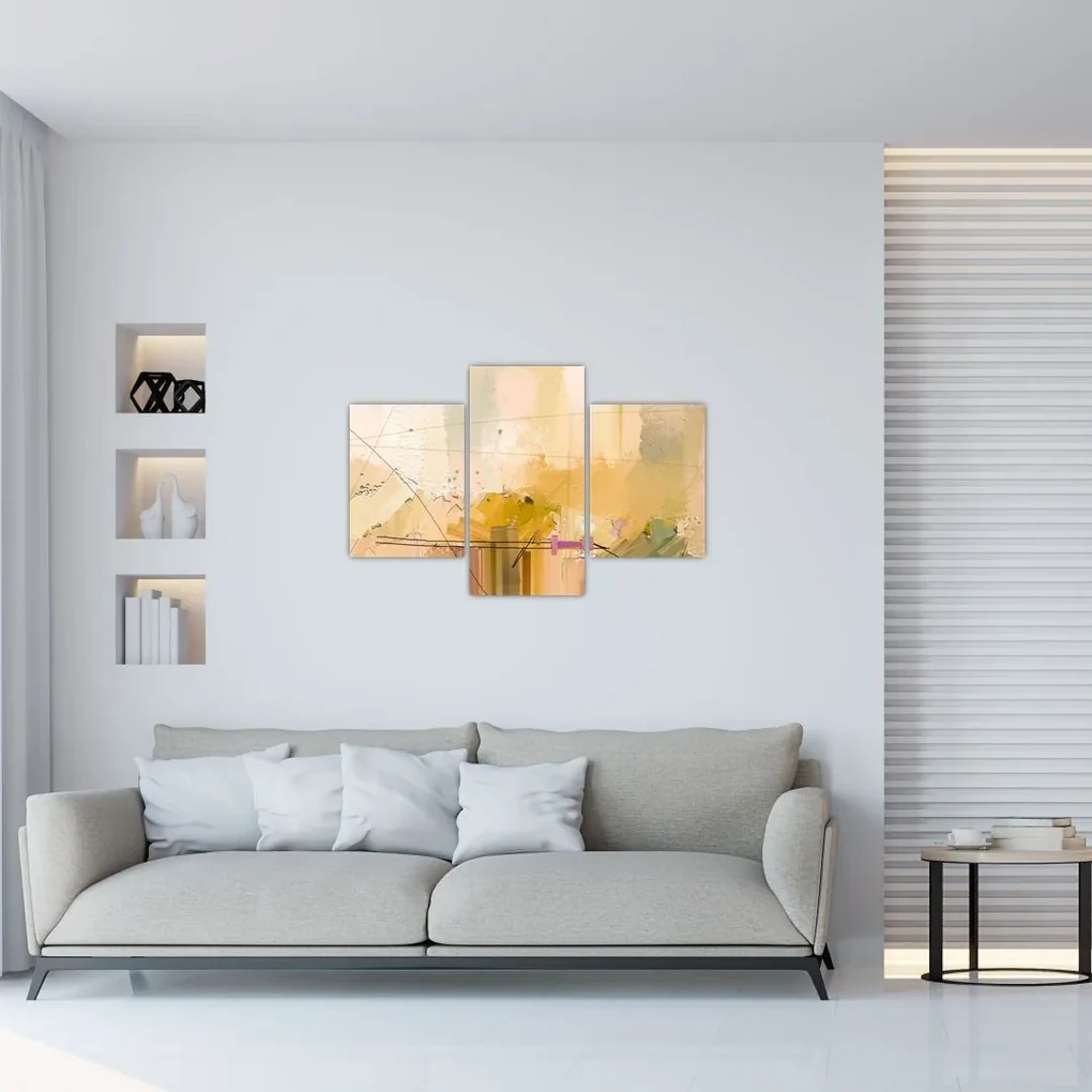 Obraz - Abstrakcia, olejomaľba (90x60 cm)