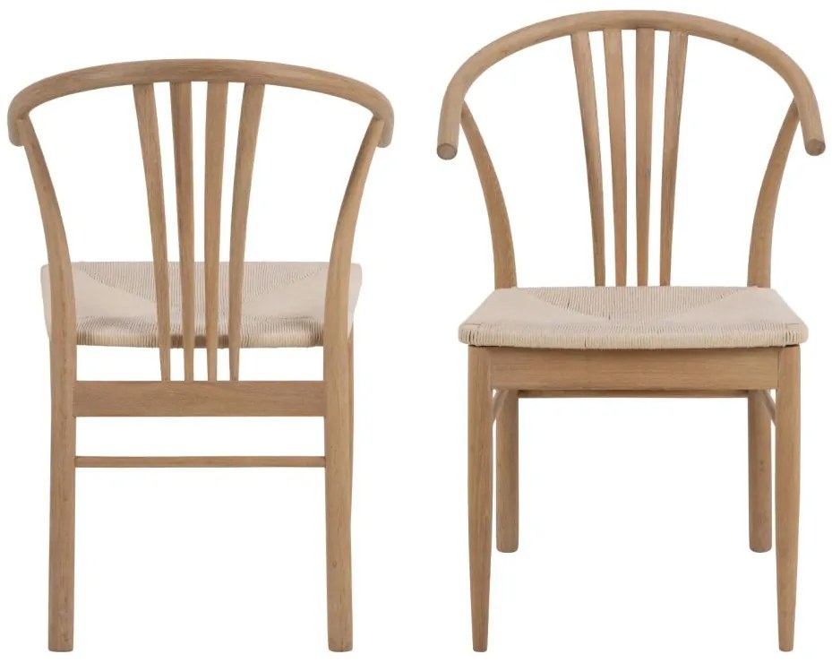 Jídelní židle York dub/béžová