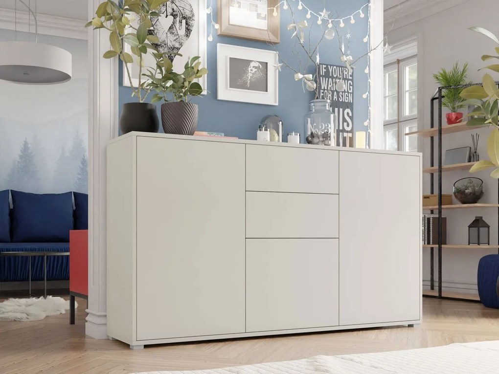 Komoda Alekto K3D2SZ AK02, Farby: biela