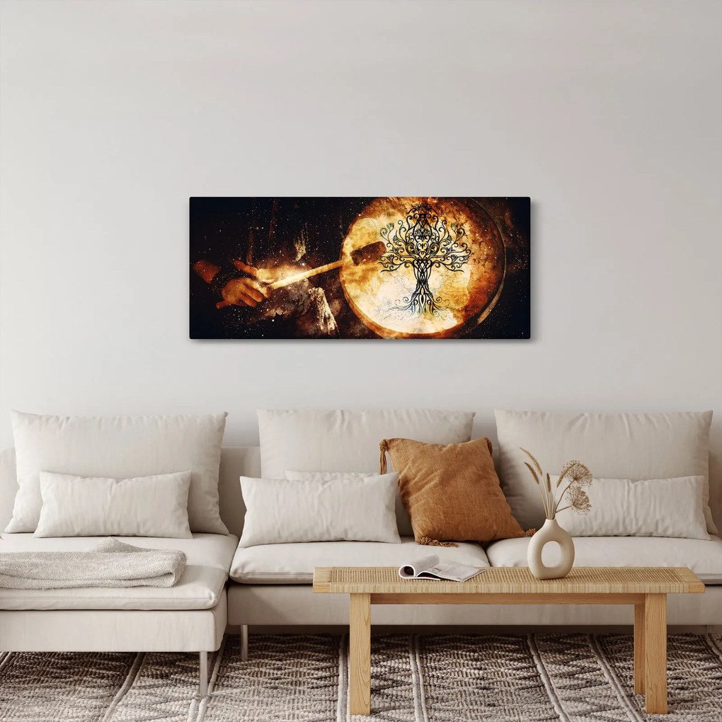 Obraz - Tajomný strom života (120x50 cm)