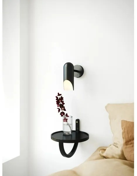 Nordlux - Nástenné svietidlo ROCHELLE 1xGU10/8W/230V čierne