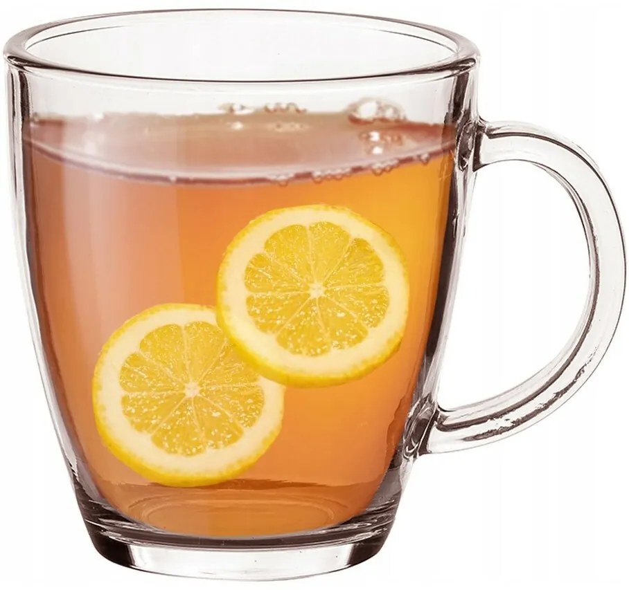 Florina Sada sklenených hrnčekov Herbal, 365 ml, 6 ks