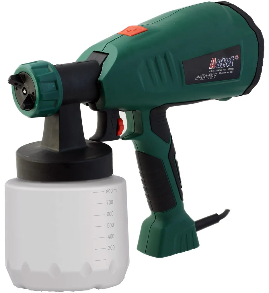 ASIST Elektrická striekacia pištoľ 400W, 800ml