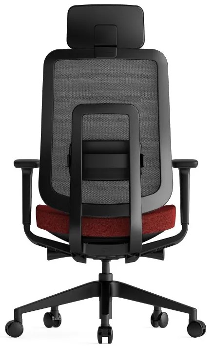 Kancelárska ergonomická stolička K42 — sieť, látka, čierna / viac farieb Zelená
