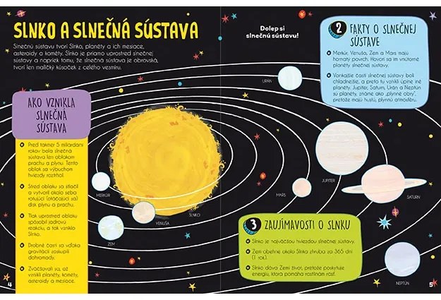 Samolepková knižka-svieti v tme Vesmír