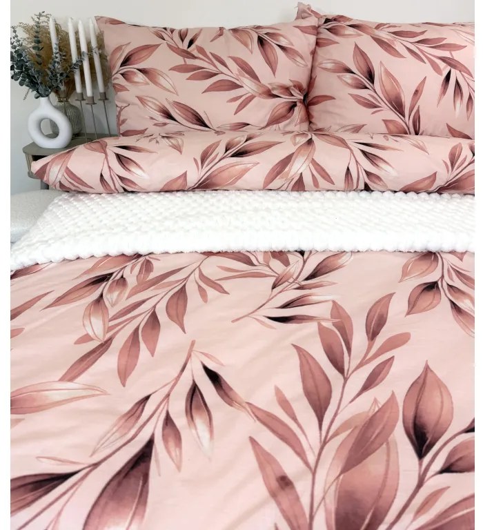 INTERMEDIC SK Soft Pink– bavlnené obliečky 140x200/70x90 cm, 100% bavlna, zips