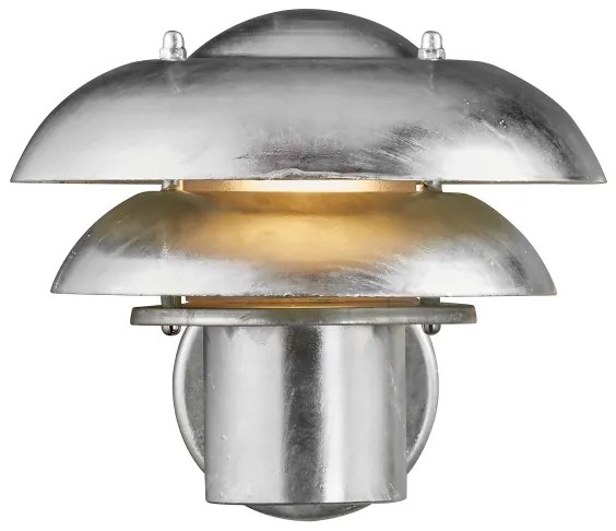 Nordlux - Vonkajšie nástenné svietidlo KURNOS 1xE14/12W/230V IP54 matný chróm