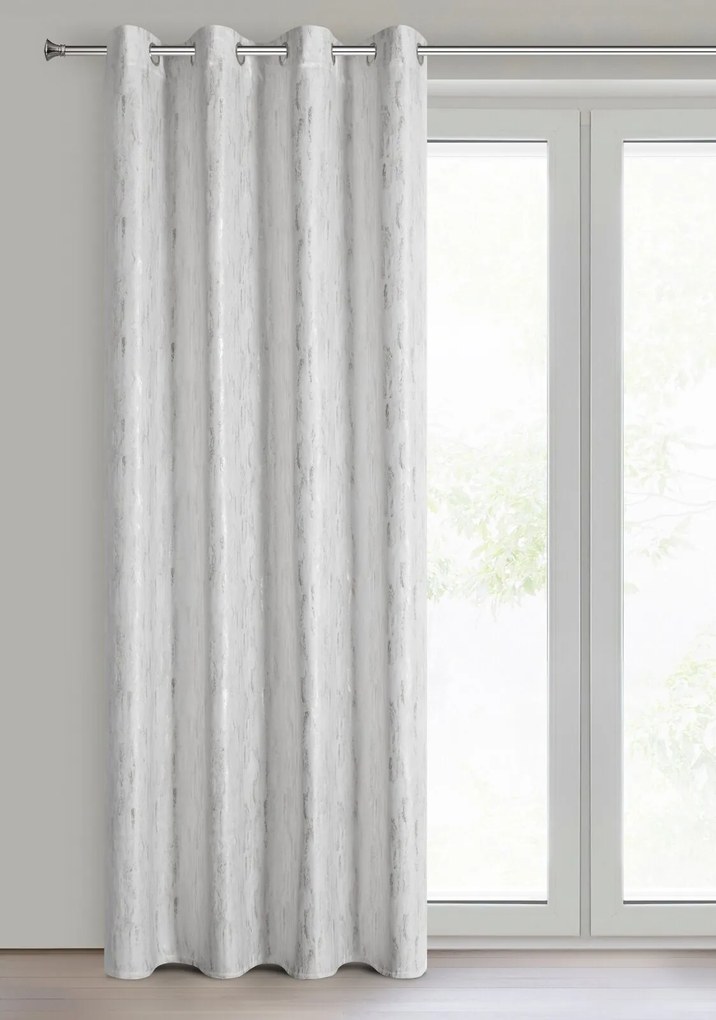 ZATEMŇOVACÍ ZÁVES NA KRÚŽKOCH ARNITA 140X250 CM VZOROVANÁ