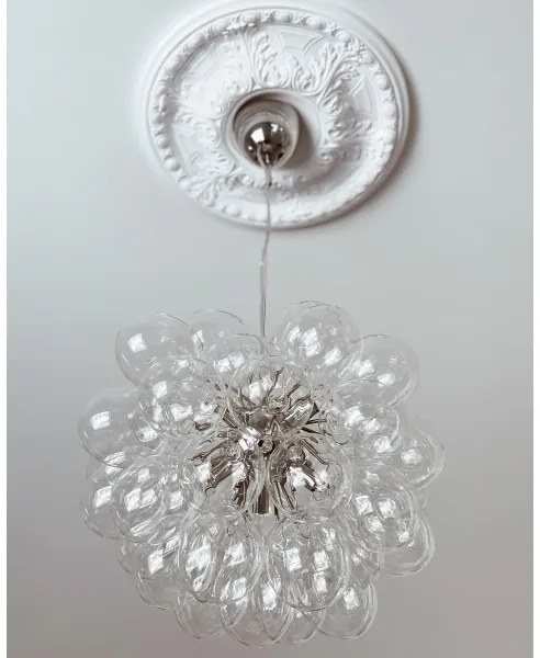 ByRydens 4200440-7002 - Luster na lanku GROSS 8xG9/4W/230V číra