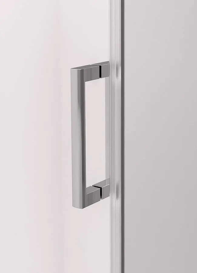 Polysan, THRON LINE SQUARE sprchové dveře 1600 mm, hranaté pojezdy, čiré sklo, TL5016-5002