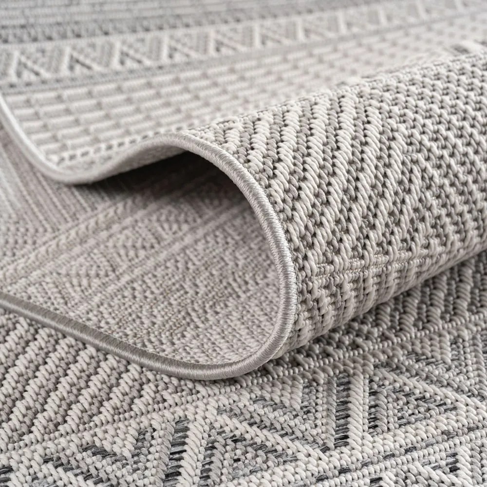 Sivý vnútorný a vonkajší behúň 80x250 cm Desert 1302 – Ayyildiz Carpets