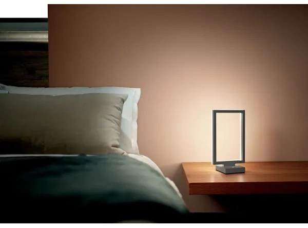 Fabas Luce 3394-30-282 - LED Stmievateľná stolná lampa BARD LED/15W/230V antracit