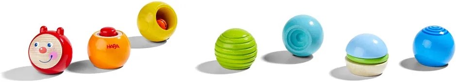 Drevená húsenička s vizuálnymi a akustickými efektmi