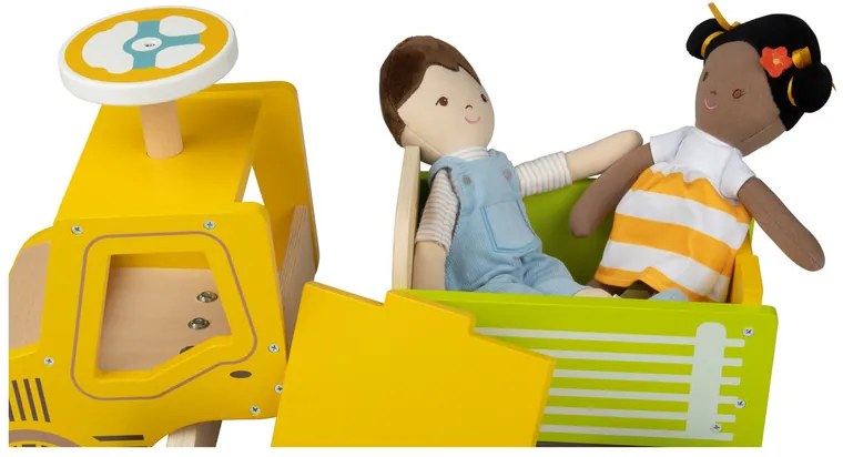Playtive Drevené odrážadlo Ride-On Truck (žltá)  (100372860)