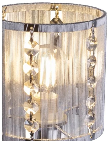 Globo 15091W - Nástenné svietidlo WALLA 1xE14/40W/230V chróm