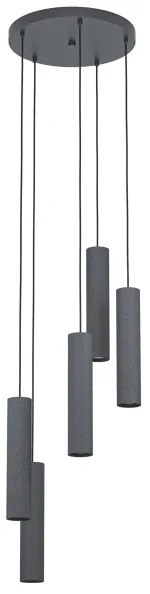 Eglo 39823 - LED Luster na lanku MENTALONA 5xGU10/4,5W/230V