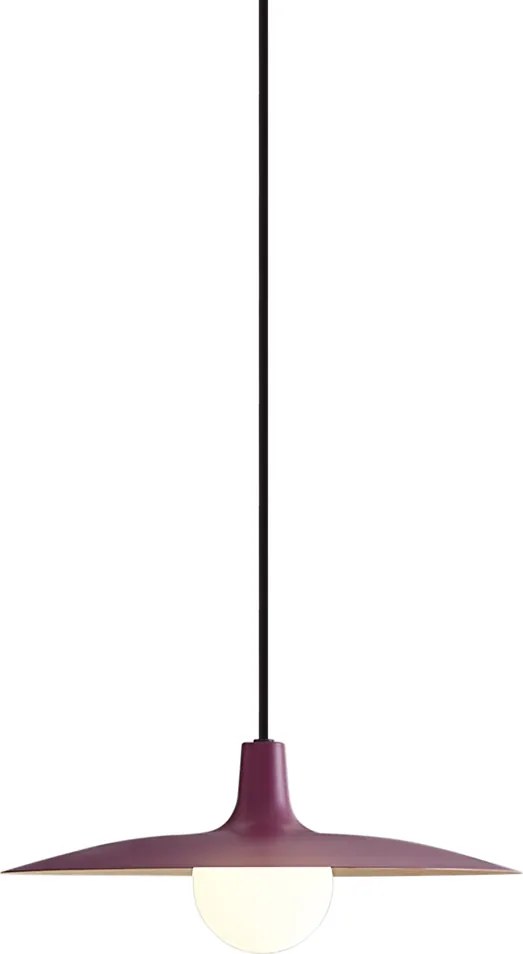 Retro závesná lampa fialová pre koľajnicový systém 1-fázový - Slimline Panzi