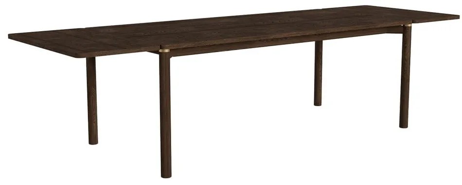 Hnedý rozkladací jedálenský stôl 95x180 cm Arun – Unique Furniture