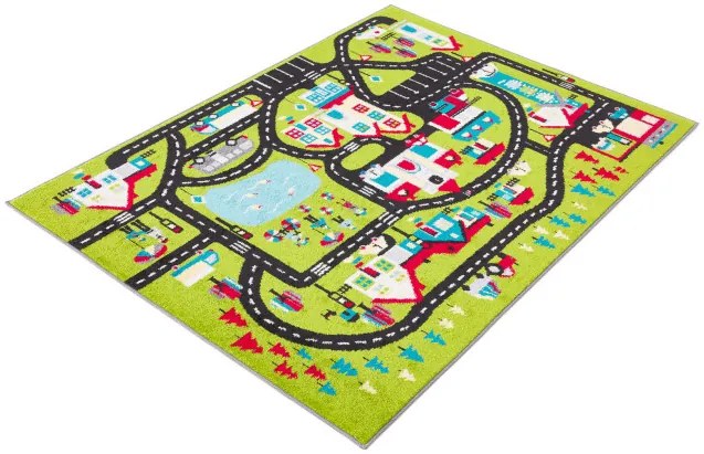 Koberec Agnella Funky Top Super Mesto C limetka