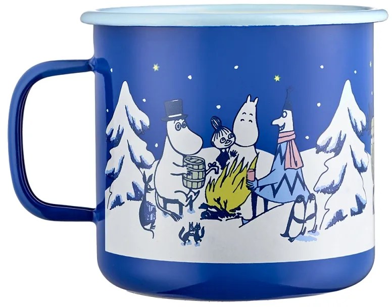 Hrnček Moomin Starry Night 0,8l, smalt / modrý