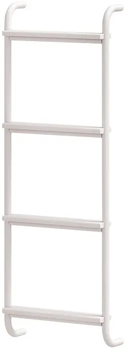 Vyvýšená posteľ s rebríkom Pure Modular - biela