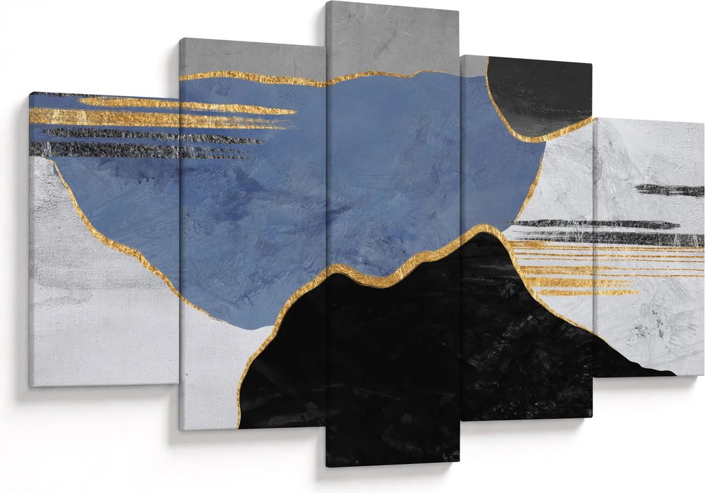 Obraz - Textúrované tvary (150x105 cm)