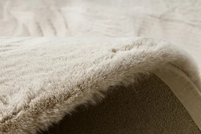Koberec TEDDY NEW sand 52 béžový, kruh
