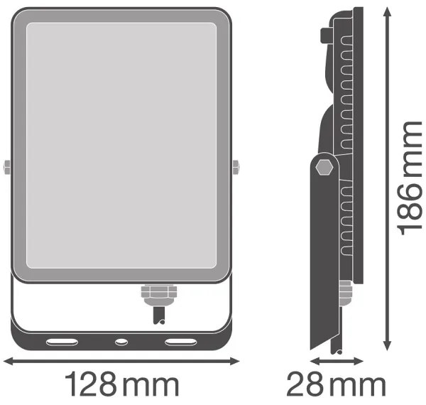 Ledvance - LED Vonkajší nástenný reflektor FLOODLIGHT LED/30W/230V 6500K IP65
