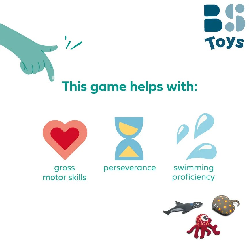 Morské zvieratá pre malých potápačov - hra do vody