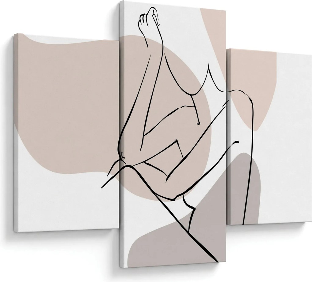 Obraz - Woman body line art N⁰1 (90x60 cm)