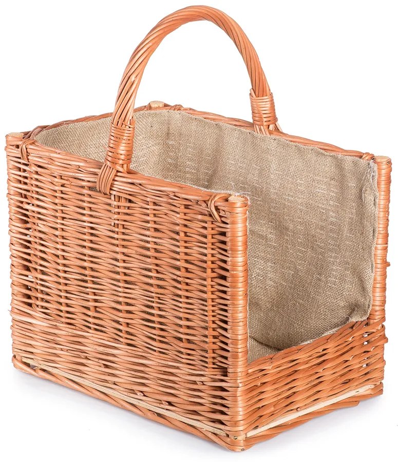 Krbový kôš prútený s preglejkovým dnom Vetva V.š. 35 x hl. 50 x v. 33/55(cm)