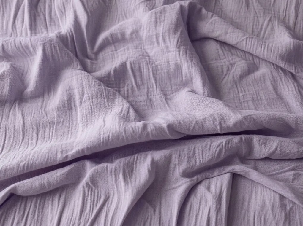 Mušelínová obliečka na vankúš MUSSARI 50x70 cm, orgovánovo fialová