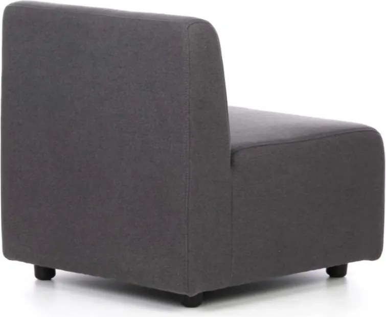 Sedačka LEA, kresielko, tmavo sivá