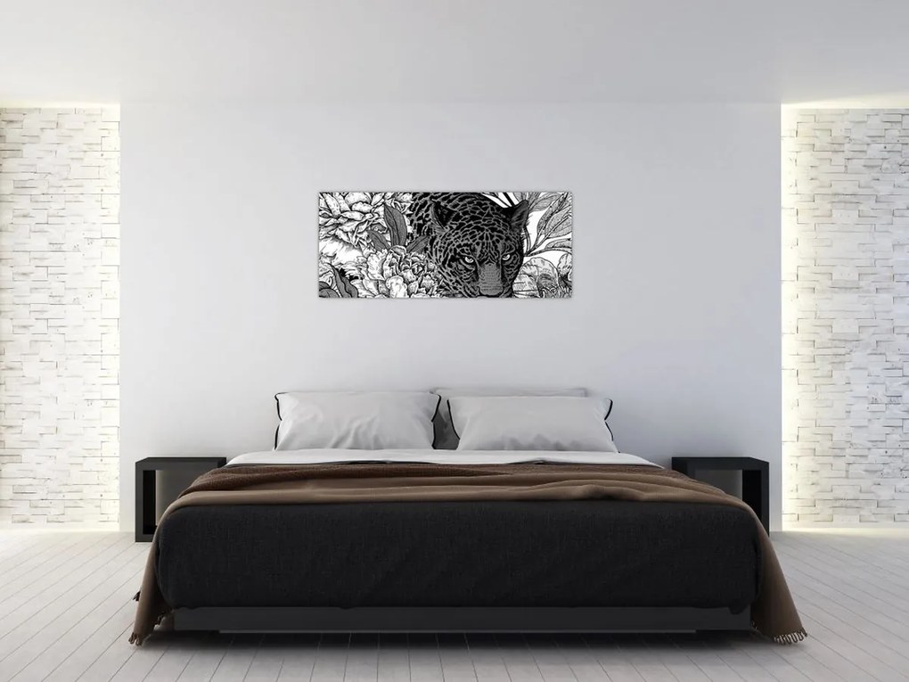 Obraz - Exotická záhrada (120x50 cm)