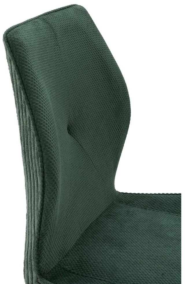 Zelené menčestrové jedálenské stoličky v súprave 2 ks Adaya – Marckeric