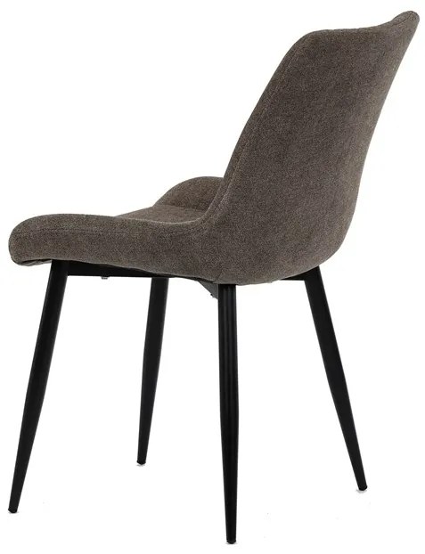 Autronic BONTEC Jedálenská stolička, hnedá, látka, DCL-218 BR2 Farba: Červená