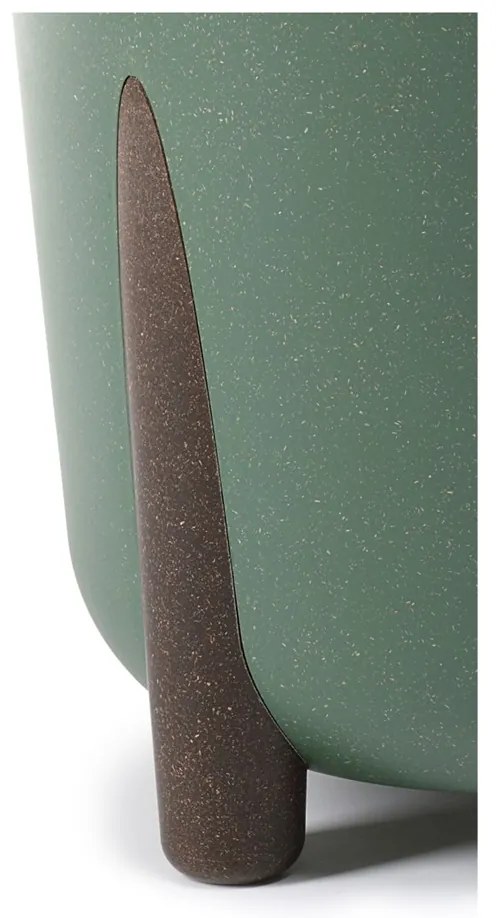 PLASTOVÝ KVETINÁČ MOSS ECO 25X26 CM ZELENÁ