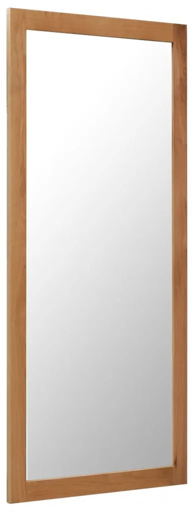 vidaXL Zrkadlo 50x140 cm, dubový masív