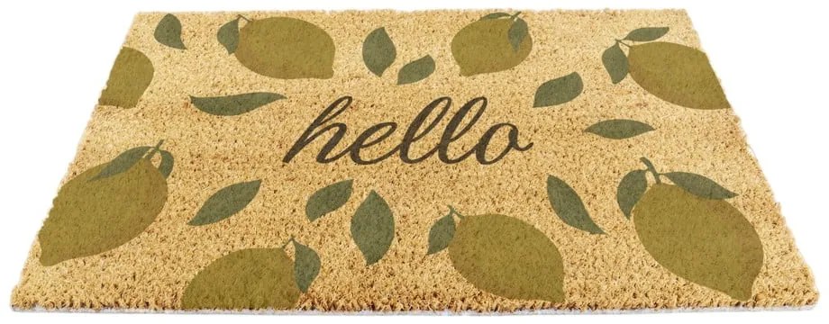 Rohožka z kokosového vlákna 40x60 cm Hello Lemons – Artsy Doormats
