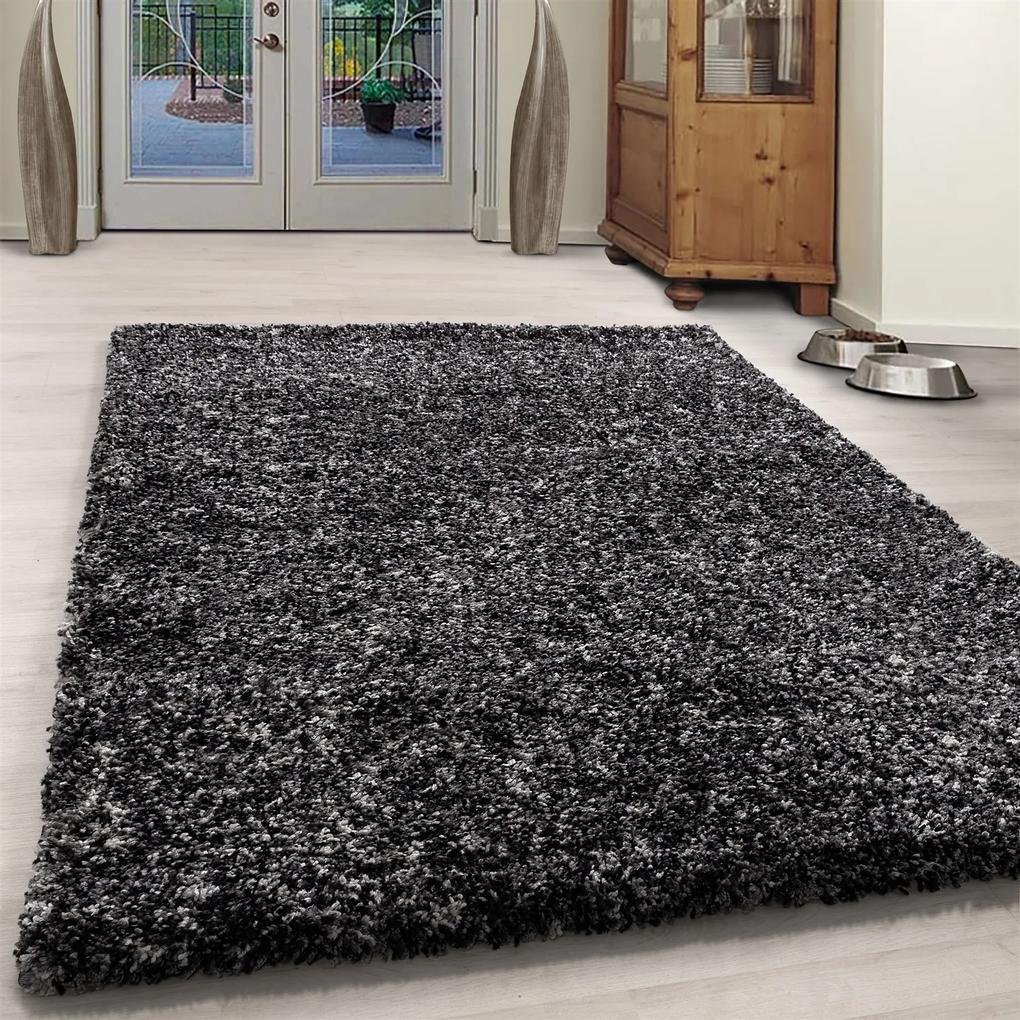 Ayyildiz Kusový koberec ENJOY 4500, Antracitová Rozmer koberca: 140 x 200 cm