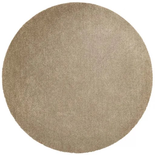 Moderný okrúhly koberec LATIO 71351050, prateľný, béžový