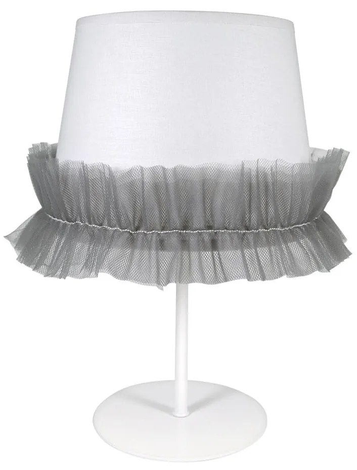 Duolla Detská stolná lampa BALLET 1xE14/40W/230V šedá DU7229