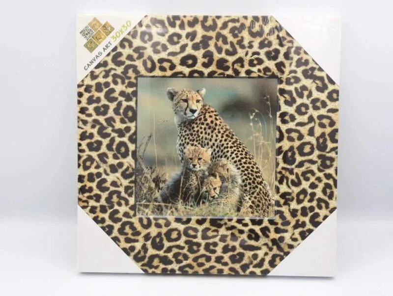 CANVAS ART Obraz Afrika Gepard 30×30 cm