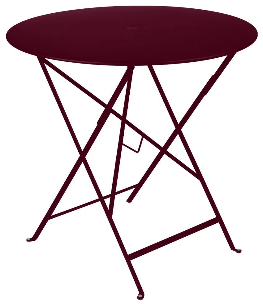 Fermob Skladací stolík BISTRO P.77 cm - Black Cherry