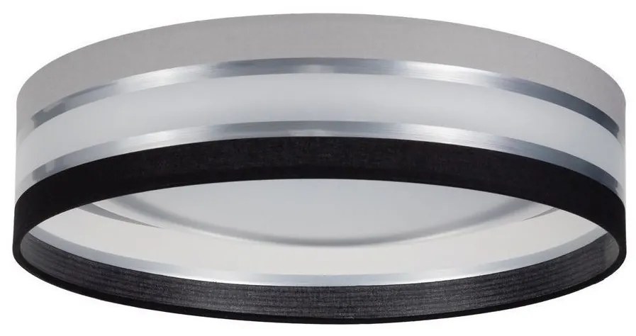 LED Stmievateľné stropné svietidlo SMART CORAL LED/24W/230V čierna/šedá + DO