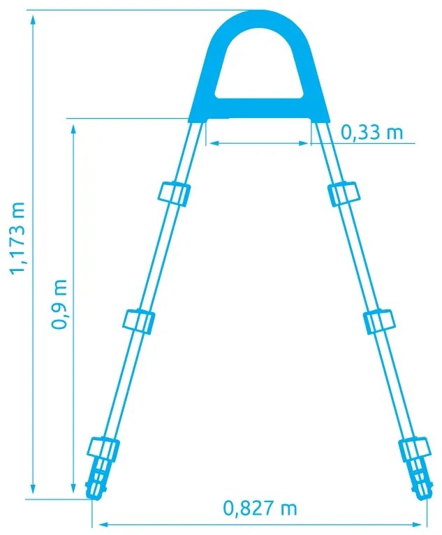 Marimex | Schody k bazénom - výška steny do 0,91m | 10950014