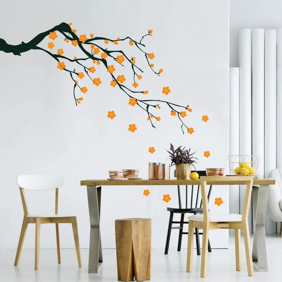 Nálepka na stenu - Sakura