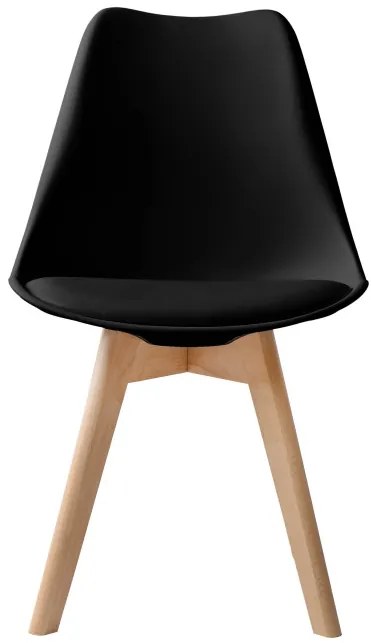 Jedálenská stolička NANTES hnedá / čierna